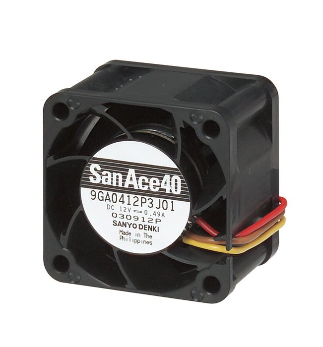 San Ace 40 – typ GA: špičkový energeticky úsporný a nehlučný chladící ventilátor